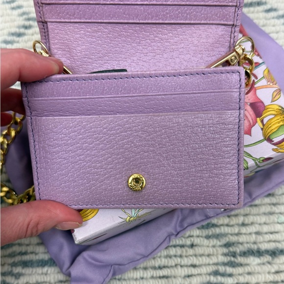 SOLD GUCCI Limited Edition Lavender Floral Feminine Wallet - Picture 12 of 16